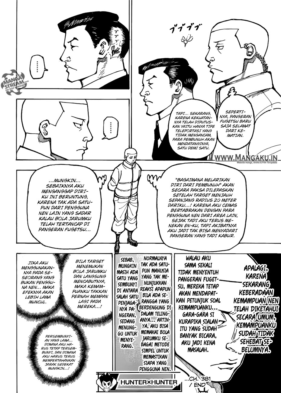 Hunter x Hunter Chap 381 - Next Chap 382