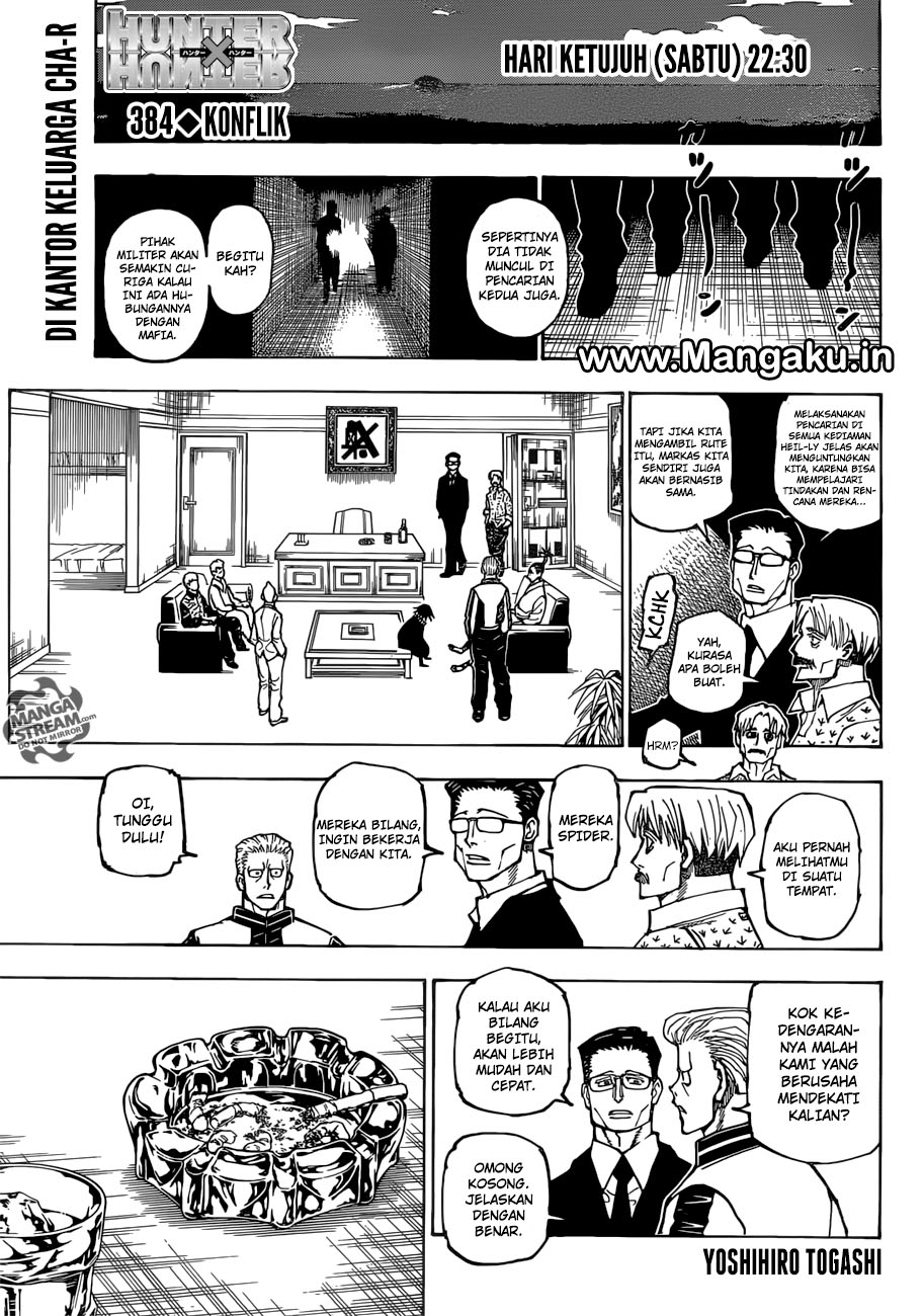 Hunter x Hunter Chap 384 - Next Chap 385