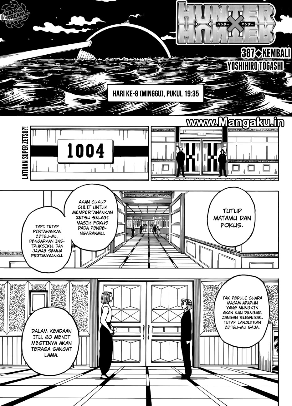Hunter x Hunter Chap 387 - Next Chap 388