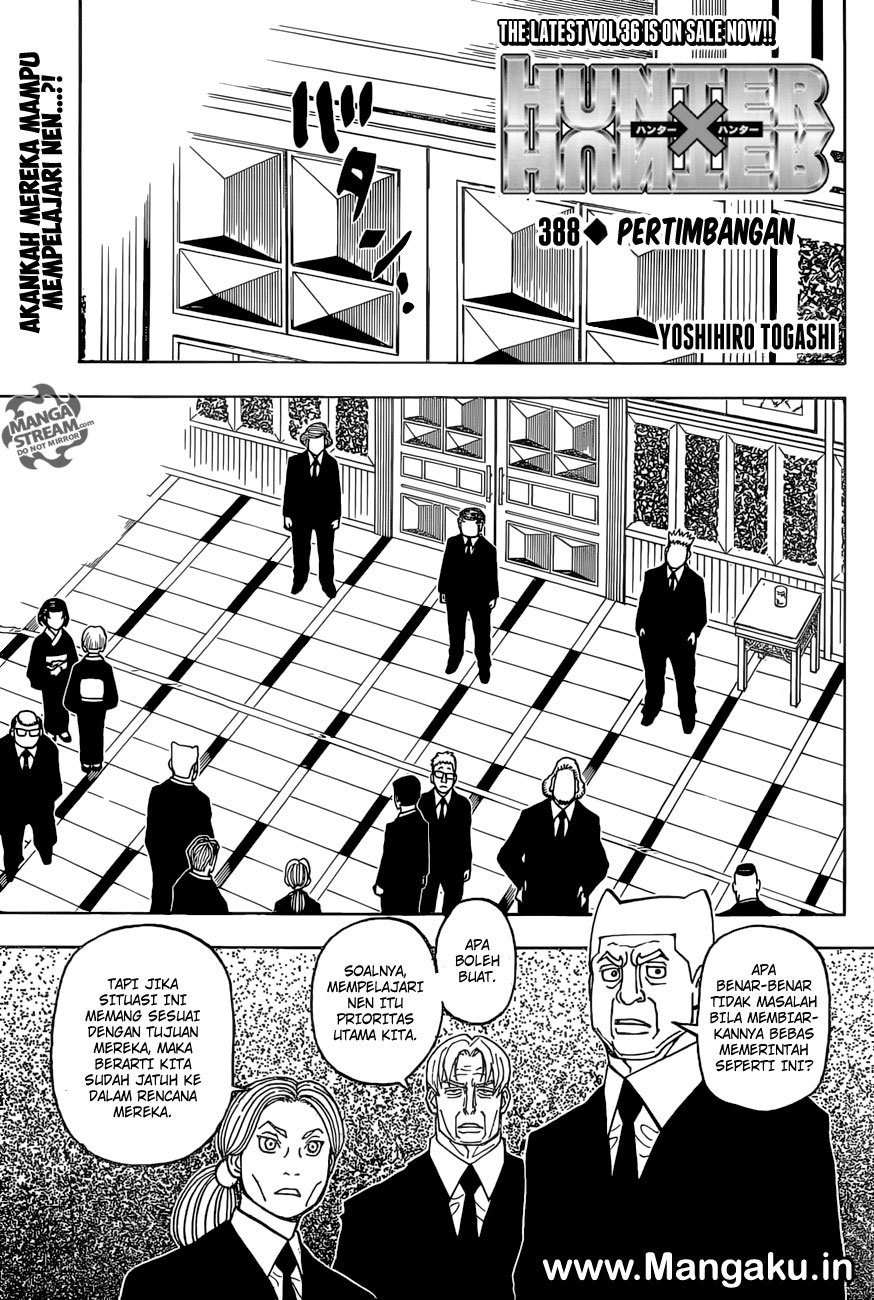 Hunter x Hunter Chap 388 - Next Chap 389