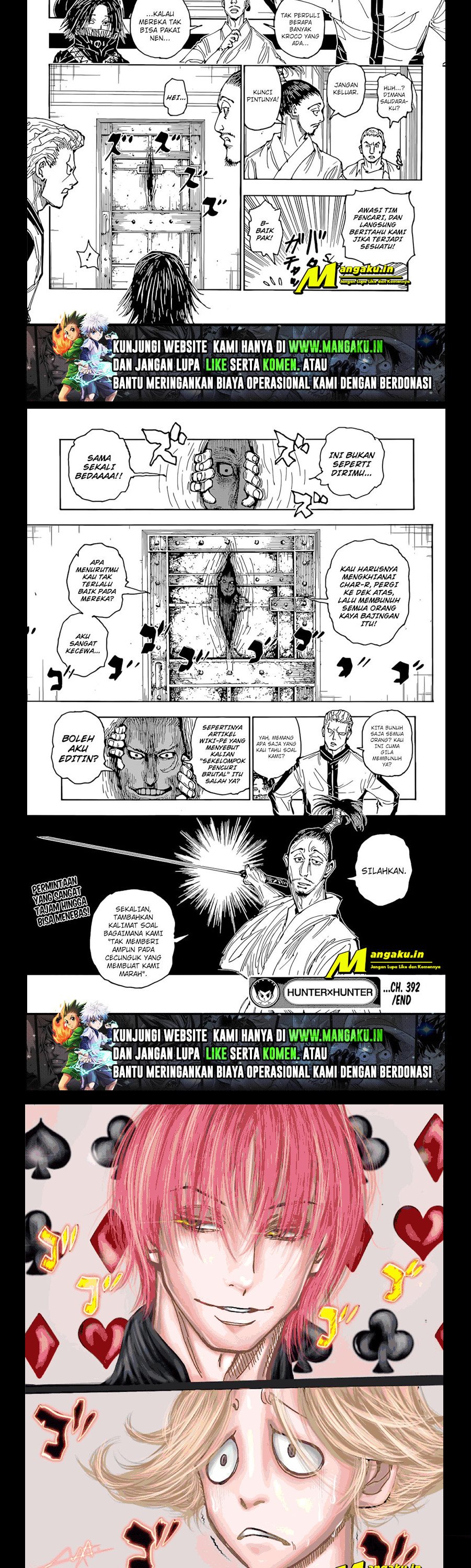Hunter x Hunter Chap 392 - Next Chap 393