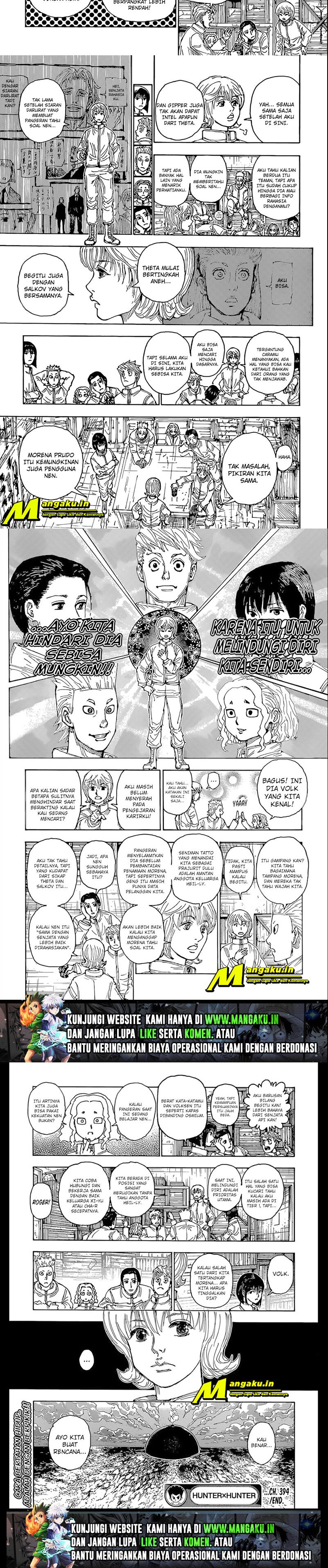Hunter x Hunter Chap 394 - Next Chap 395