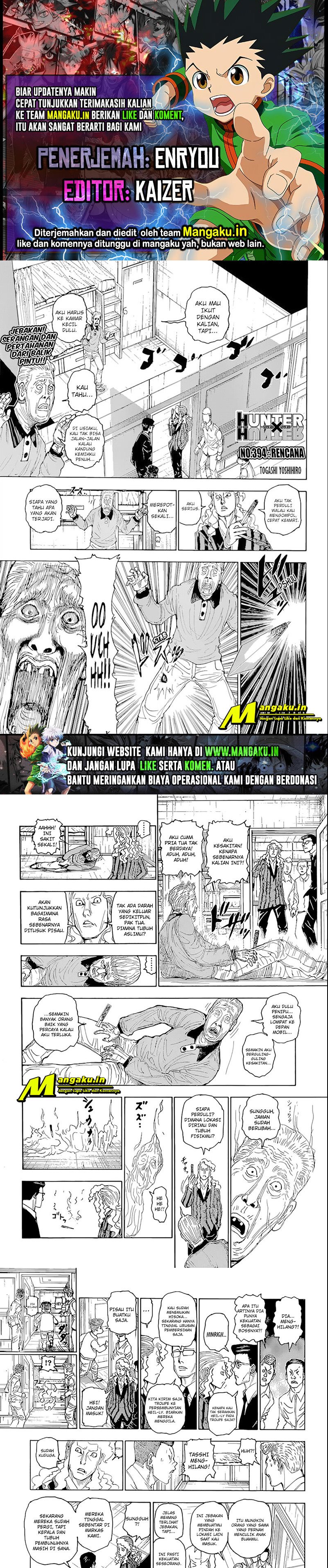 Hunter x Hunter Chap 394 - Next Chap 395