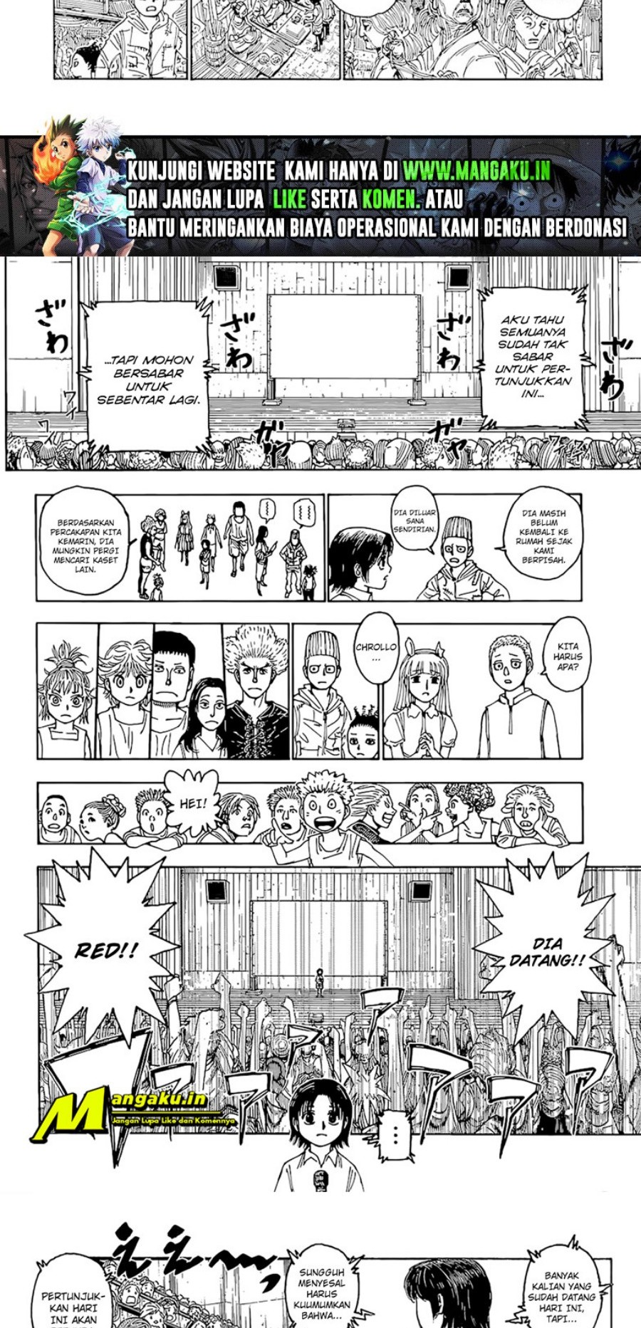 Hunter x Hunter Chap 397 - Next Chap 398