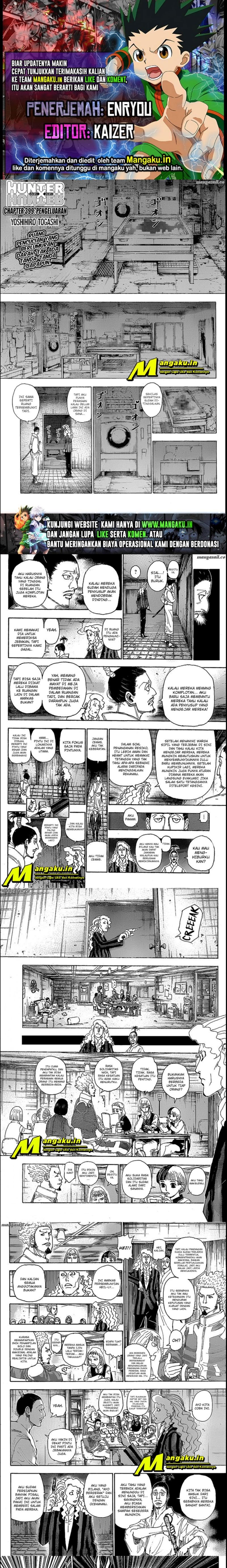 Hunter x Hunter Chap 399 - Next Chap 400