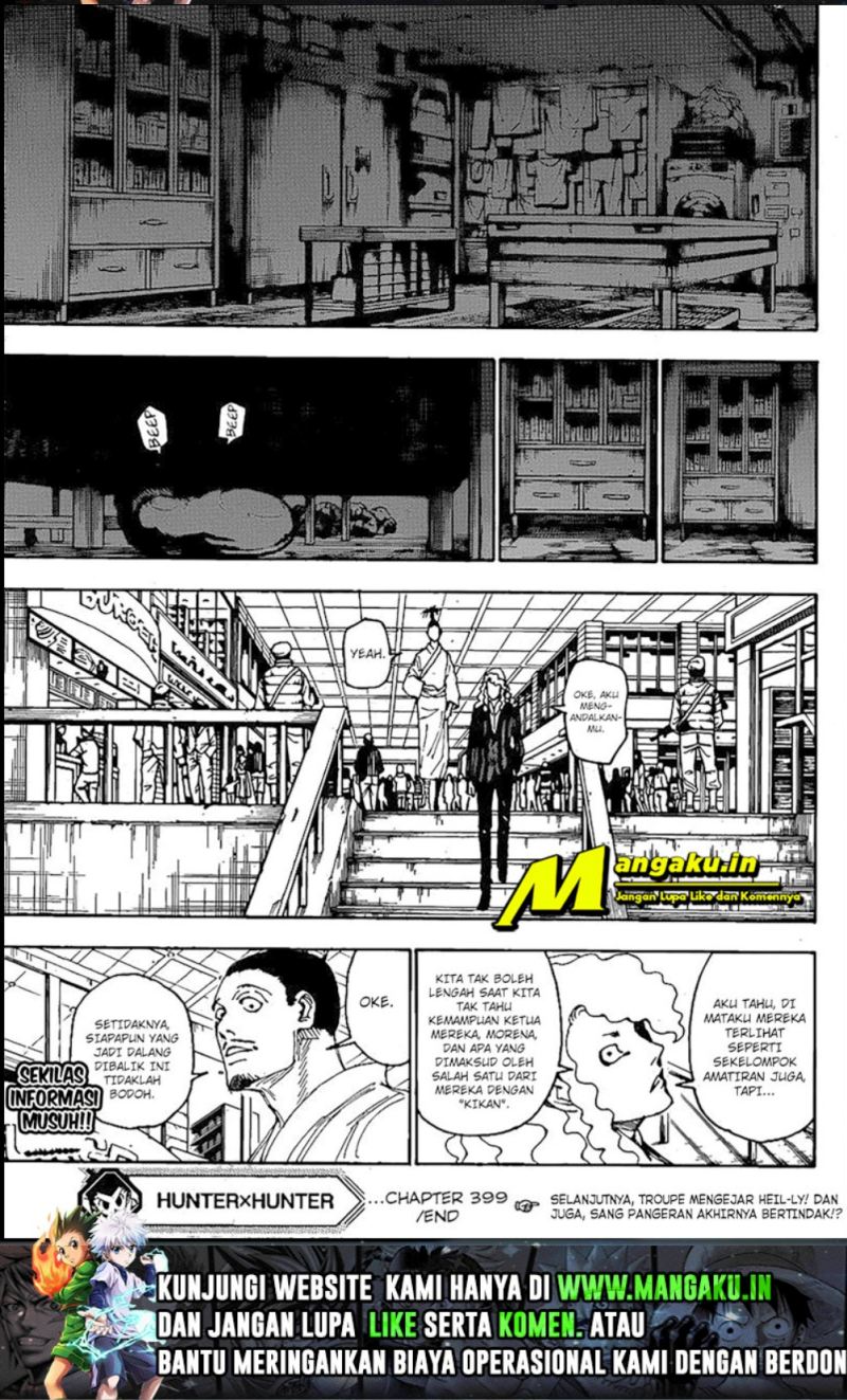 Hunter x Hunter Chap 399 - Next Chap 400