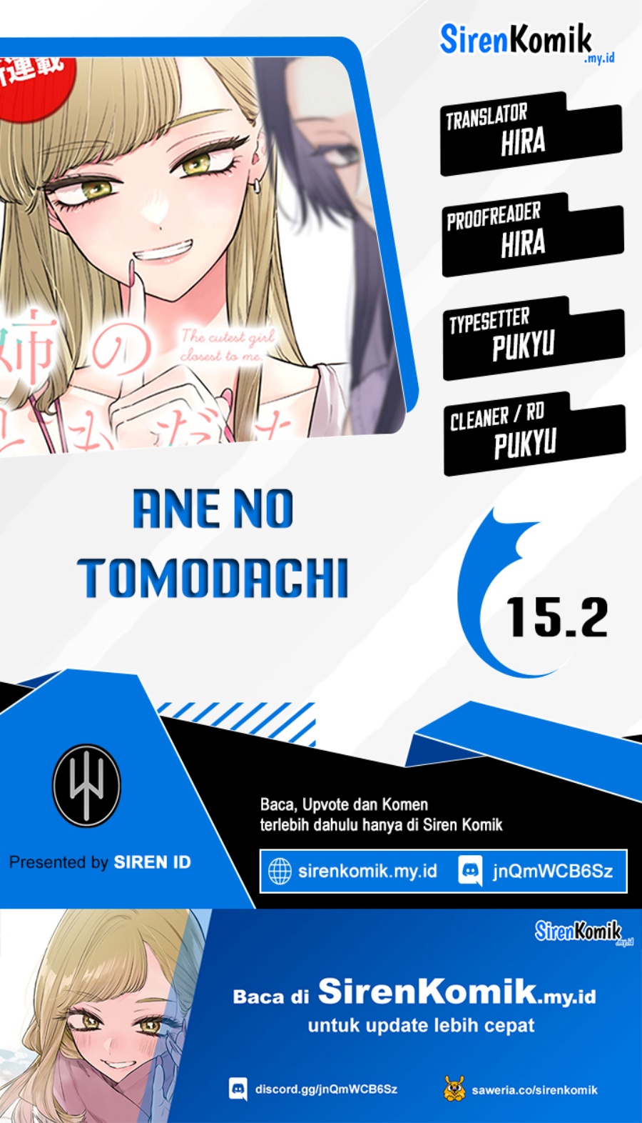 Ane no Tomodachi Chap 15.2 - Next Chap 16.2