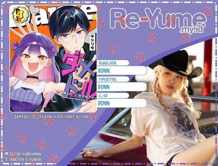 Komik Damedol to Sekai ni Hitori Dake no Fan (Serialization) Chap 50 - Next Chap 51