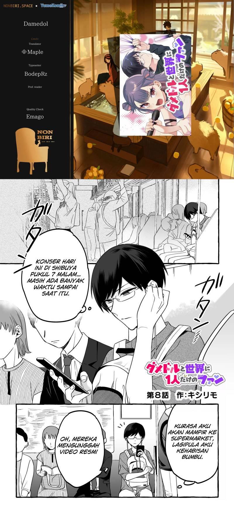 Komik Damedol to Sekai ni Hitori Dake no Fan (Serialization) Chap 8 - Next Chap 9