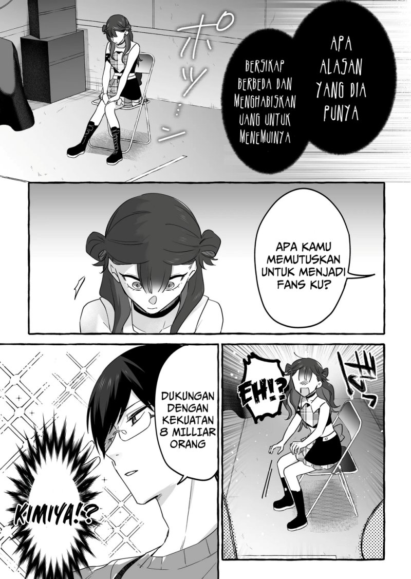 Komik Damedol to Sekai ni Hitori Dake no Fan (Serialization) Chap 18 - Next Chap 19