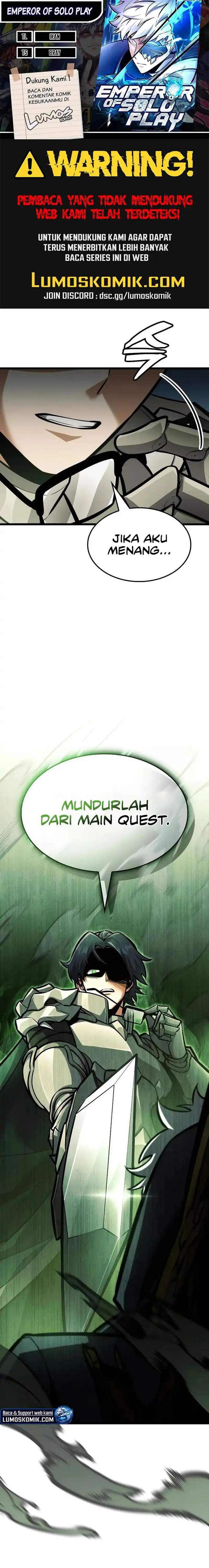 Emperor of Solo Play Chap 49 - Next Chap 50