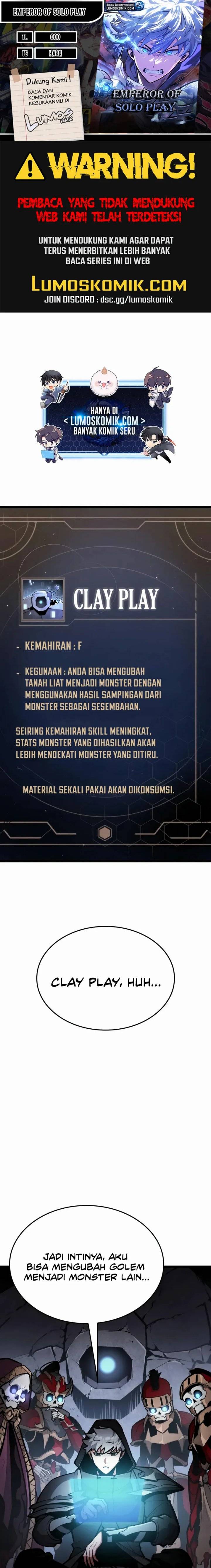 Emperor of Solo Play Chap 34 - Next Chap 35