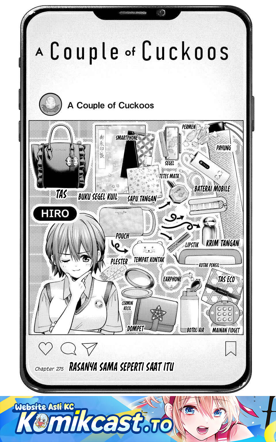 Kakkou no Iinazuke Chap 275 - Next Chap 276