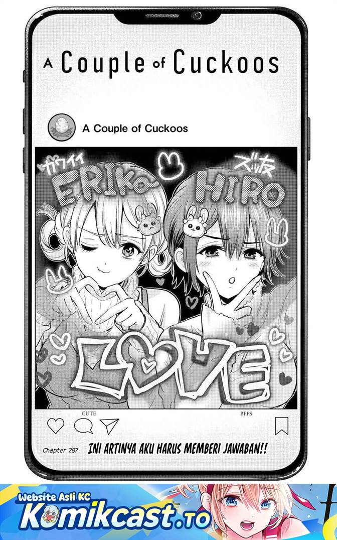 Kakkou no Iinazuke Chap 287 - Next Chap 288