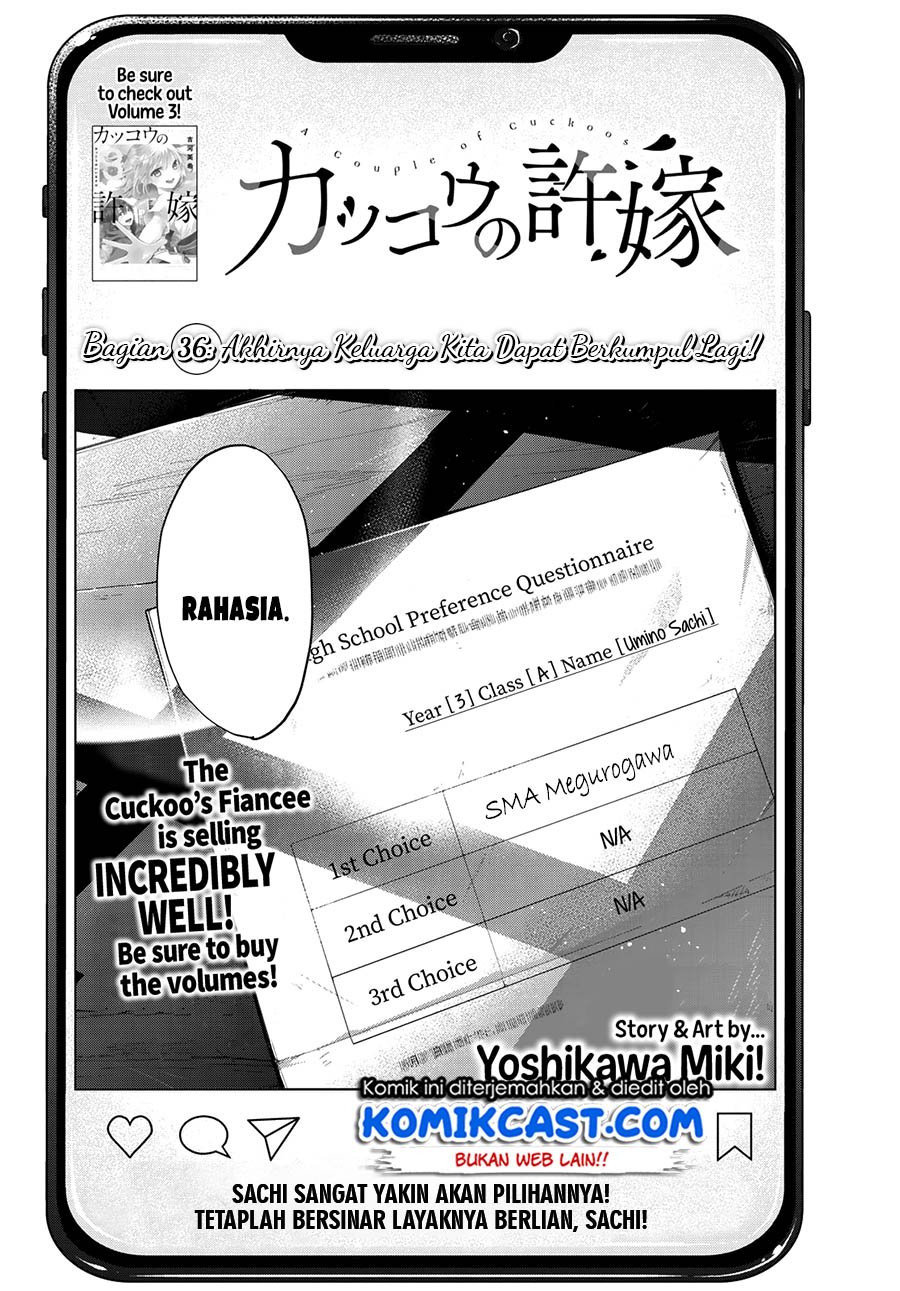 Kakkou no Iinazuke Chap 36 - Next Chap 37