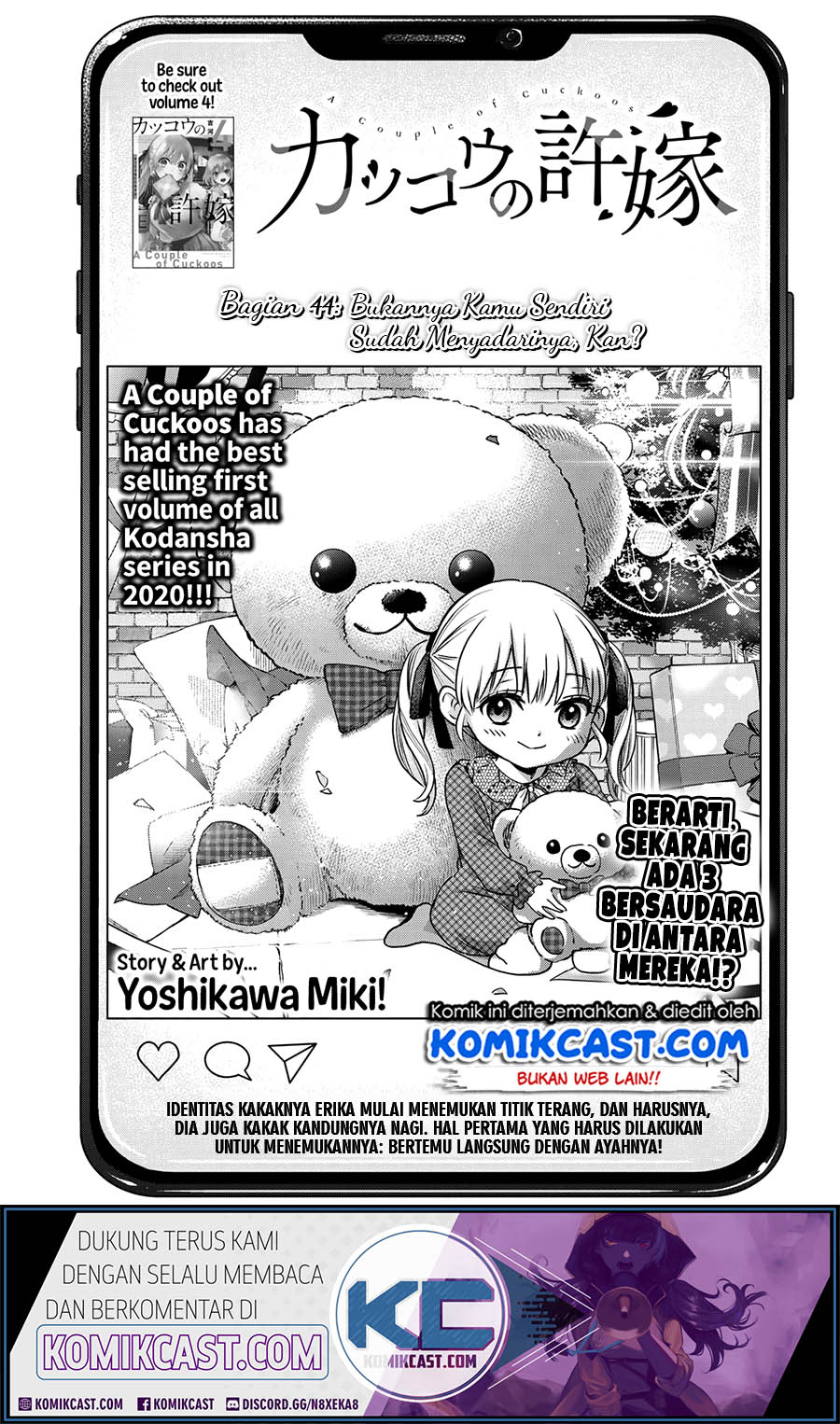 Kakkou no Iinazuke Chap 44 - Next Chap 45