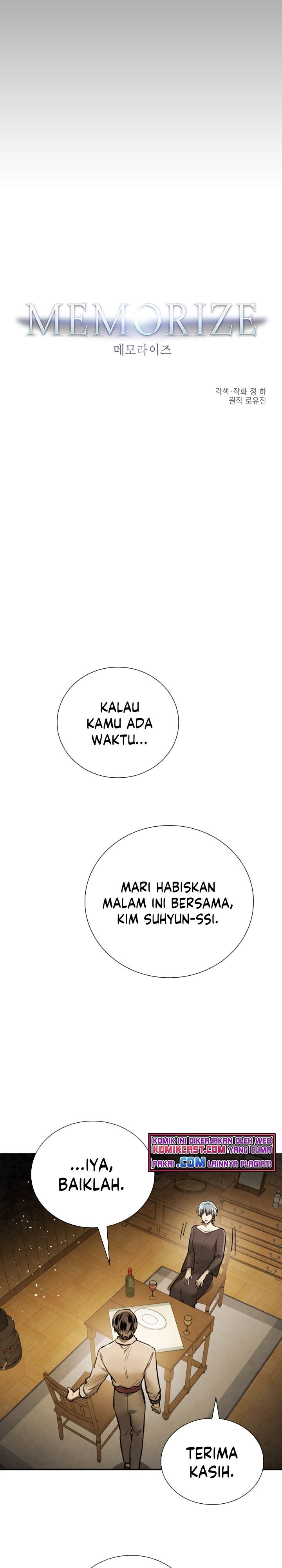 MEMORIZE Chap 73 - Next Chap 74