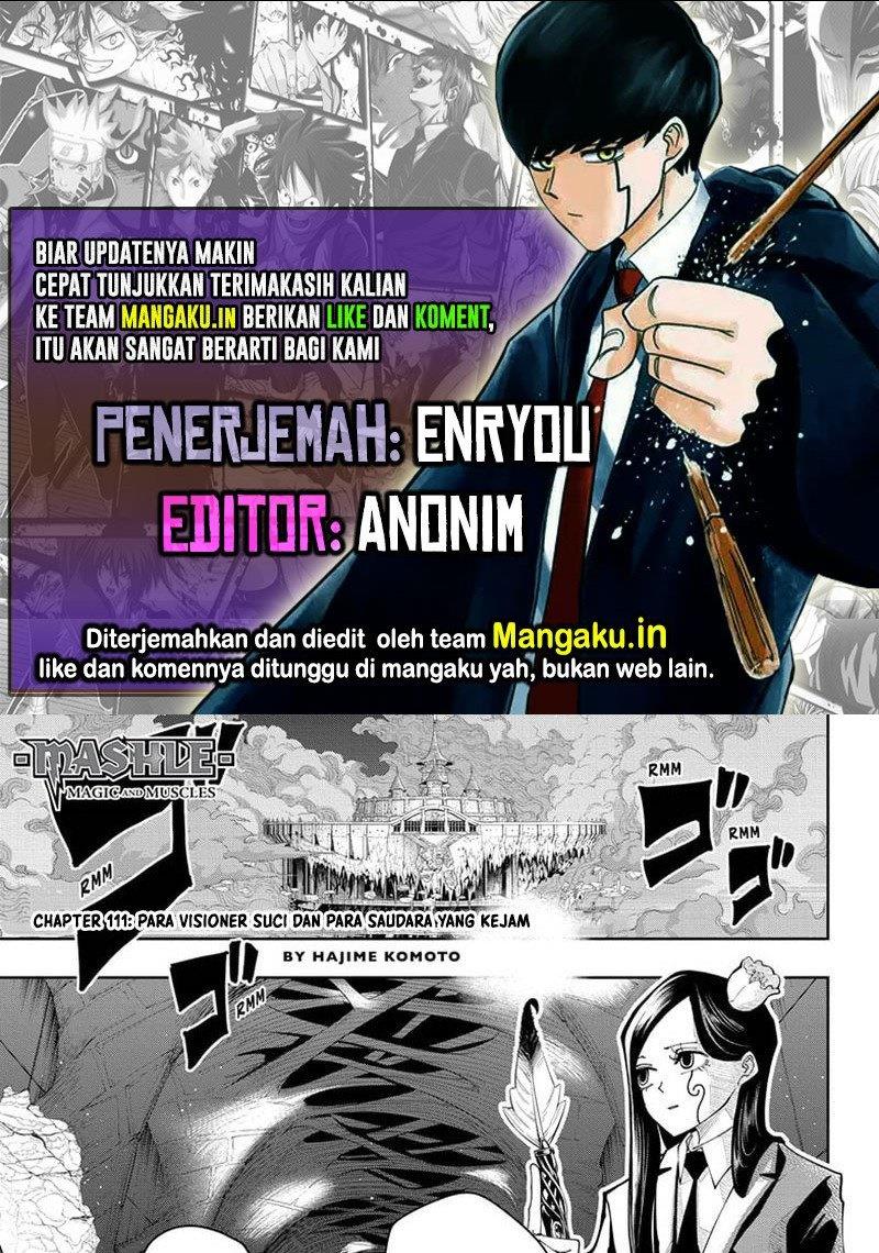 Mashle: Magic and Muscles Chap 111 - Next Chap 112