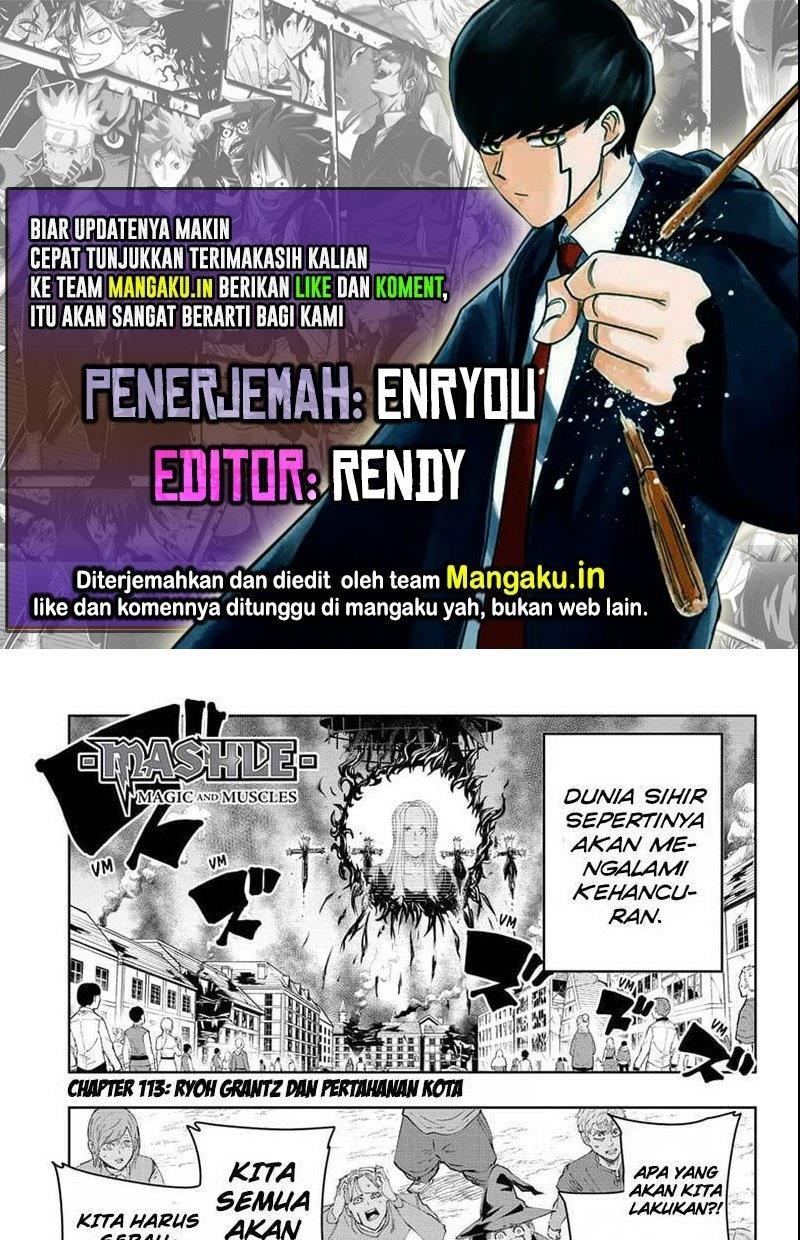 Mashle: Magic and Muscles Chap 113 - Next Chap 114