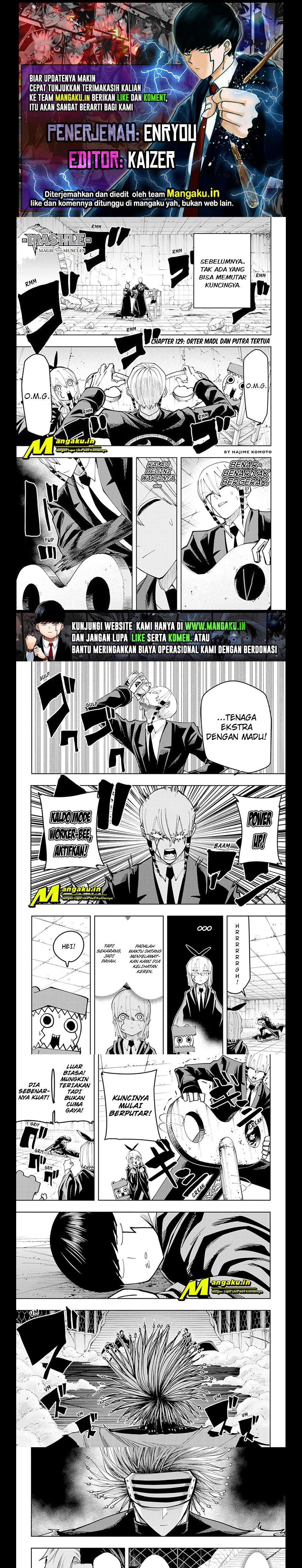 Mashle: Magic and Muscles Chap 129 - Next Chap 130