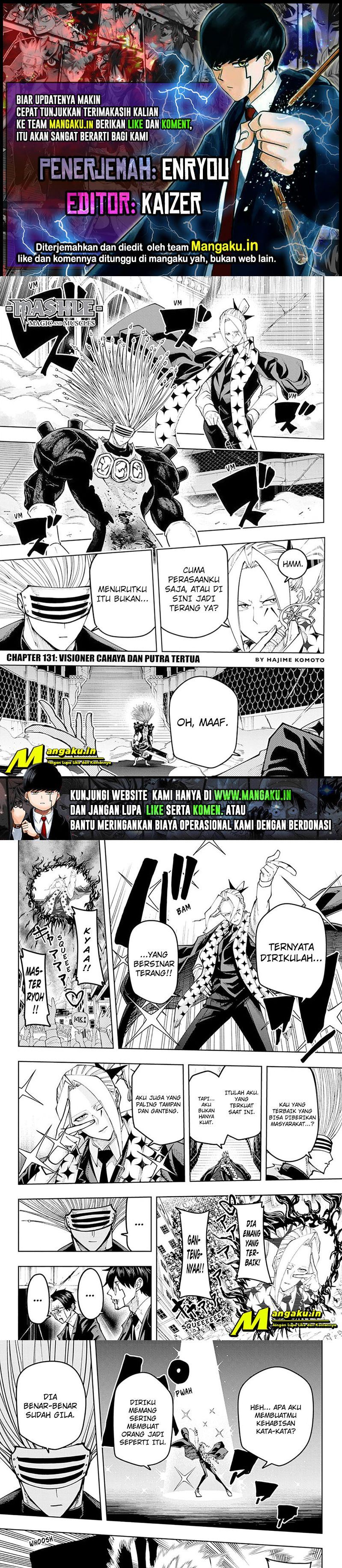 Mashle: Magic and Muscles Chap 131 - Next Chap 132