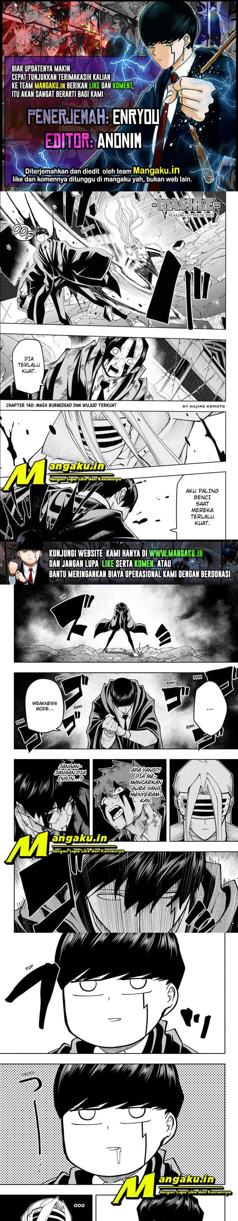 Mashle: Magic and Muscles Chap 140 - Next Chap 141