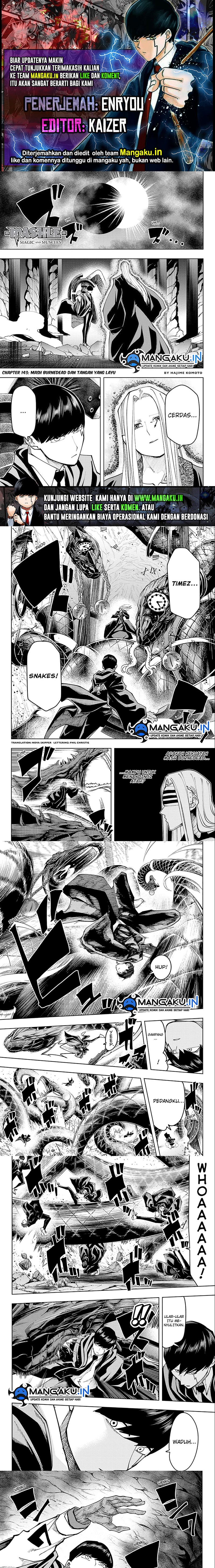 Mashle: Magic and Muscles Chap 143 - Next Chap 144