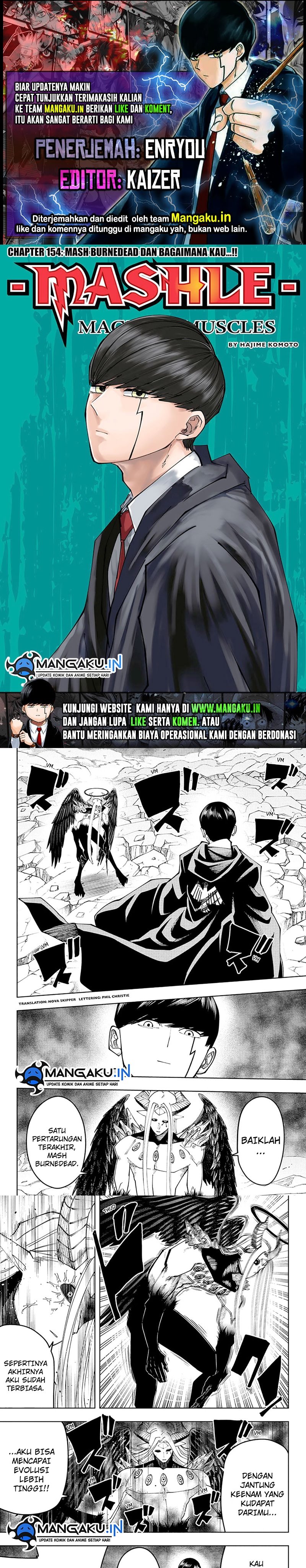 Mashle: Magic and Muscles Chap 154 - Next Chap 155