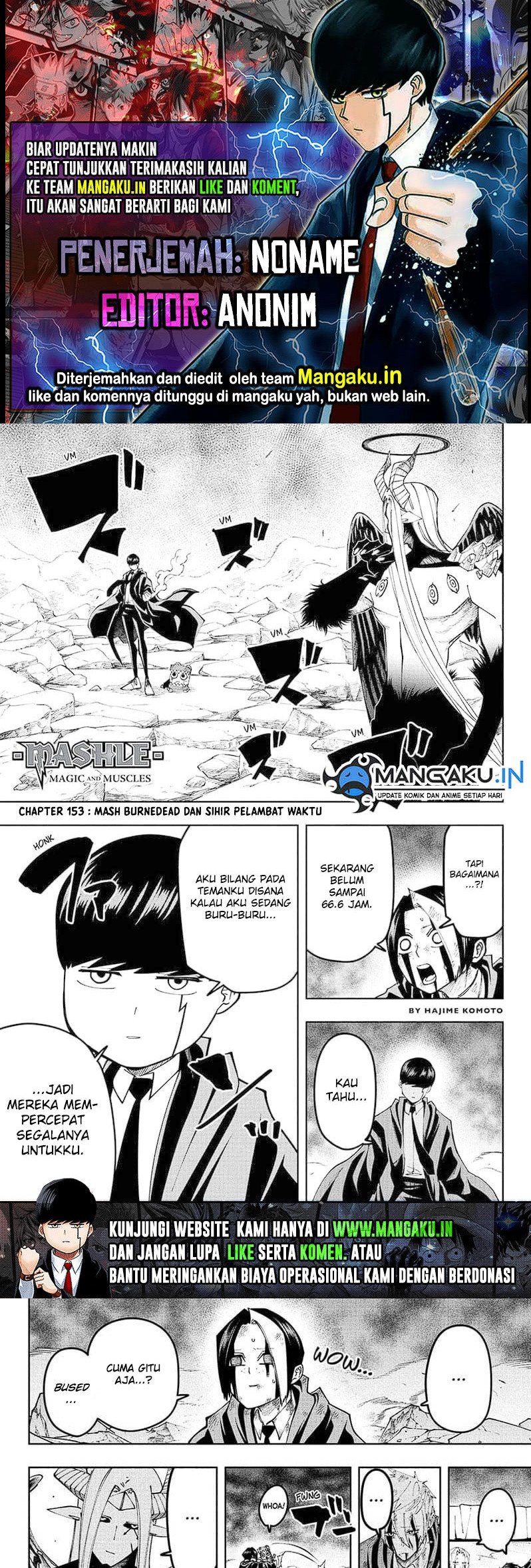 Mashle: Magic and Muscles Chap 153 - Next Chap 154