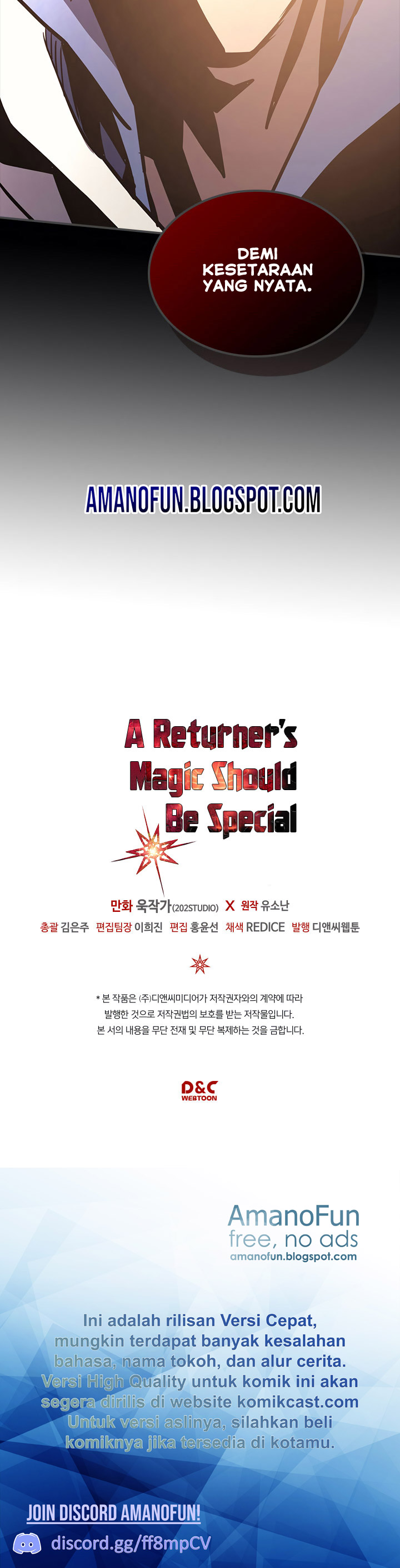 A Returner’s Magic Should Be Special Chap 112 - Next Chap 113