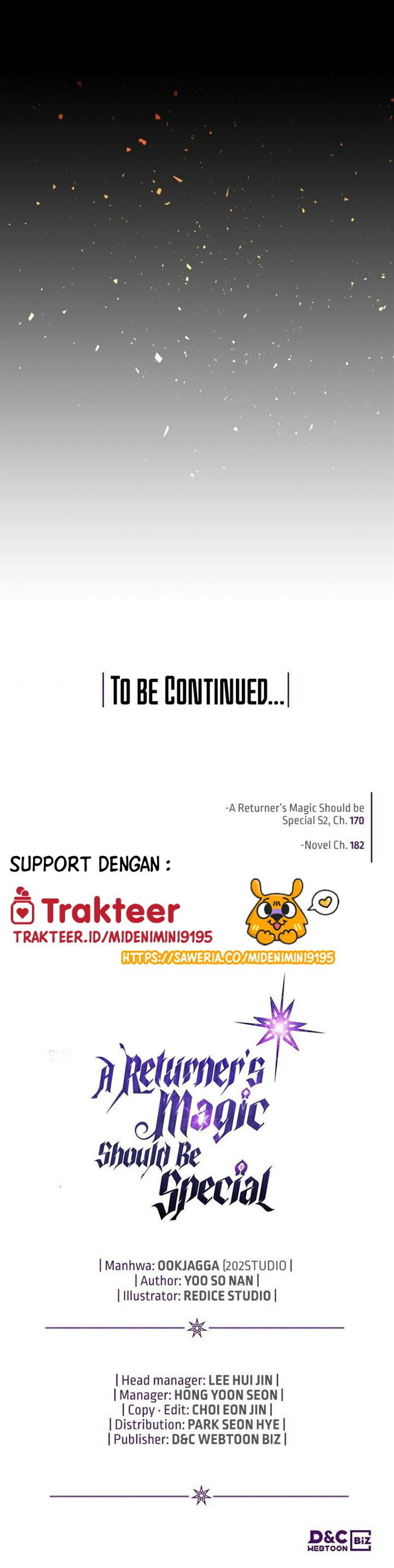 A Returner’s Magic Should Be Special Chap 170 - Next Chap 171