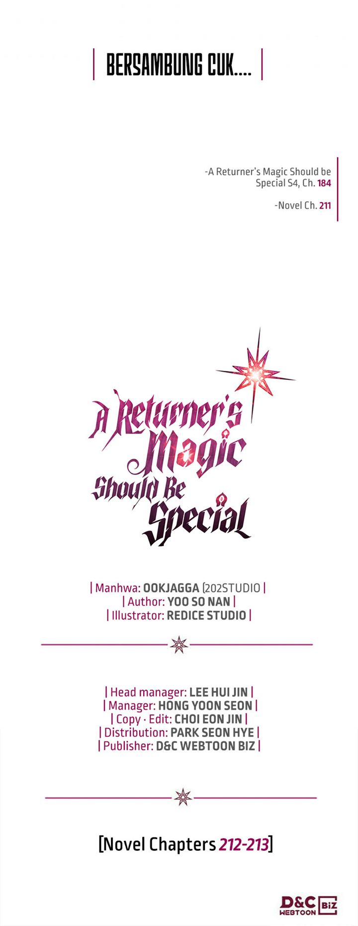 A Returner’s Magic Should Be Special Chap 184 - Next Chap 185