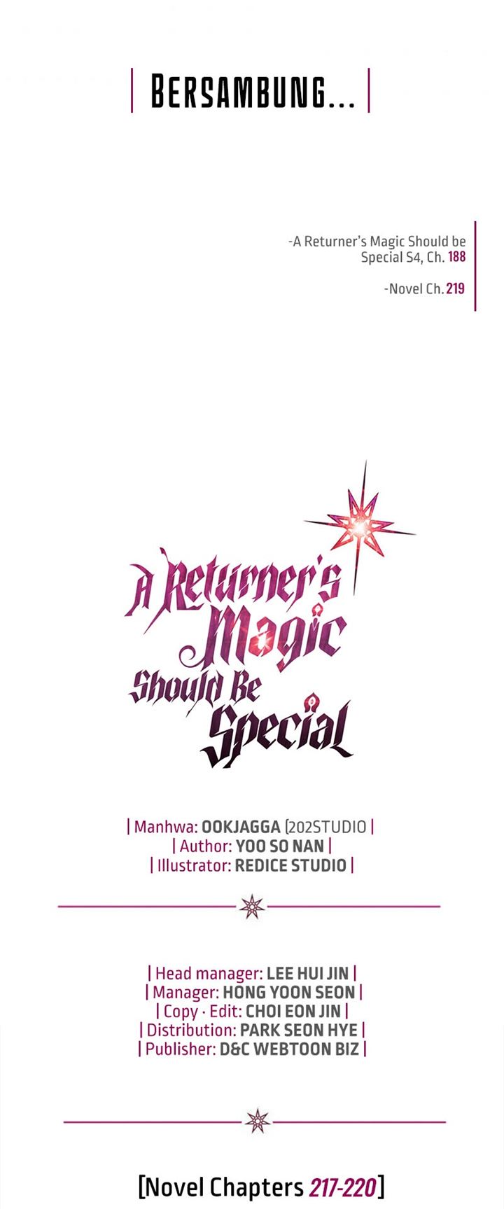 A Returner’s Magic Should Be Special Chap 188 - Next Chap 189