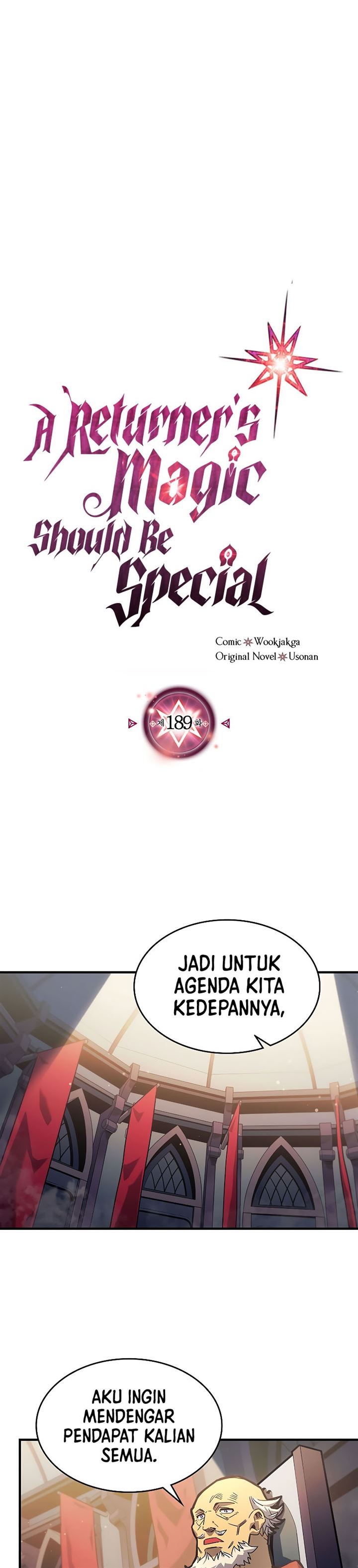 A Returner’s Magic Should Be Special Chap 189 - Next Chap 190