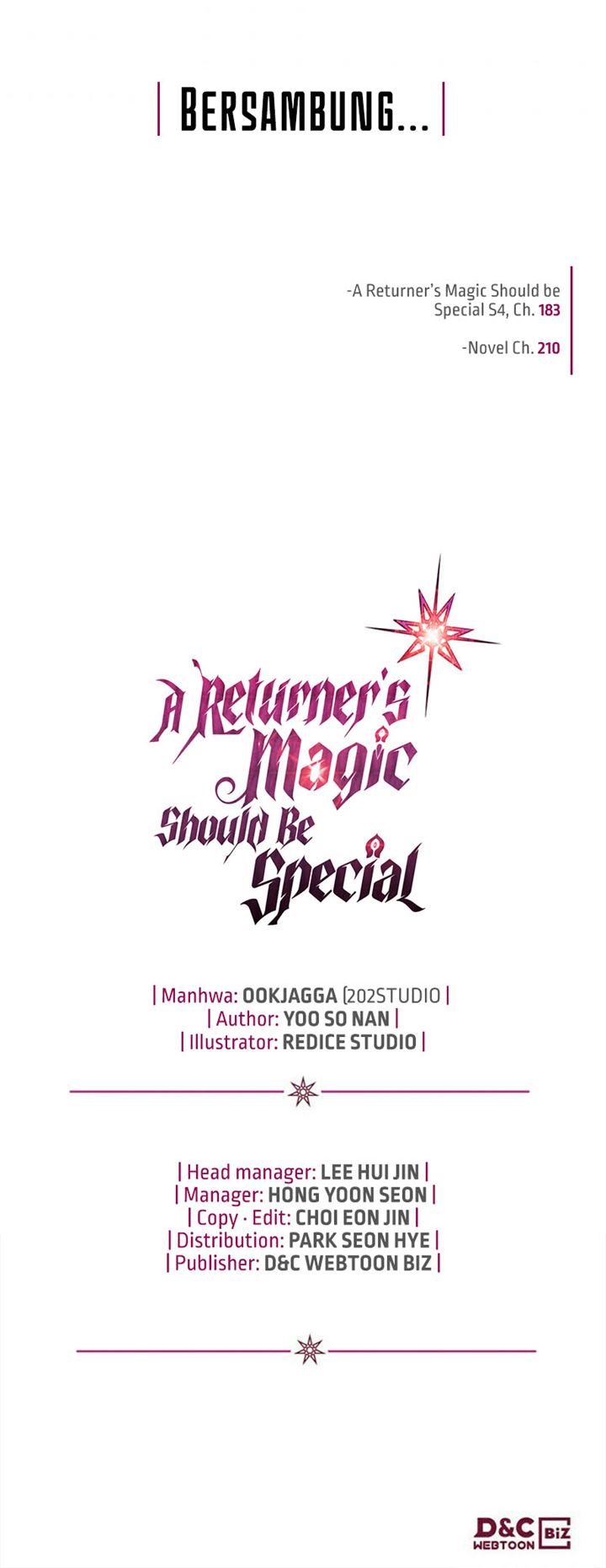 A Returner’s Magic Should Be Special Chap 183 - Next Chap 184