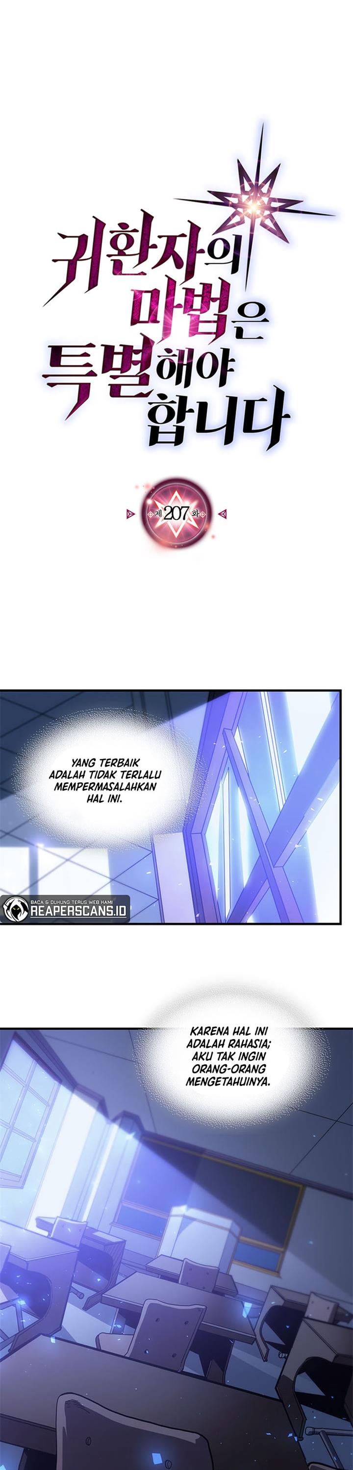 A Returner’s Magic Should Be Special Chap 207 - Next Chap 208