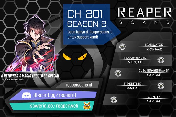 A Returner’s Magic Should Be Special Chap 201 - Next Chap 202