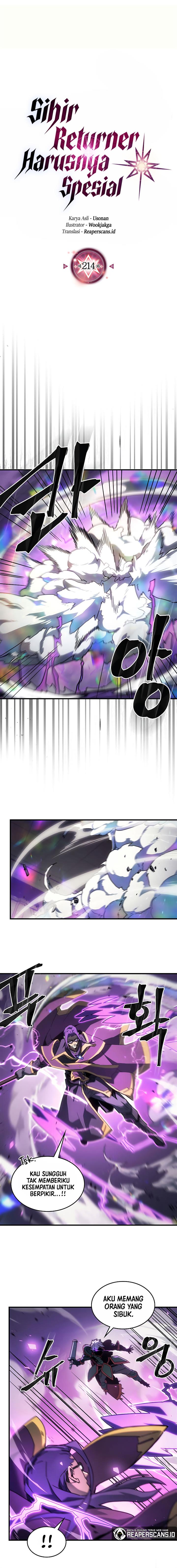 A Returner’s Magic Should Be Special Chap 214 - Next Chap 215