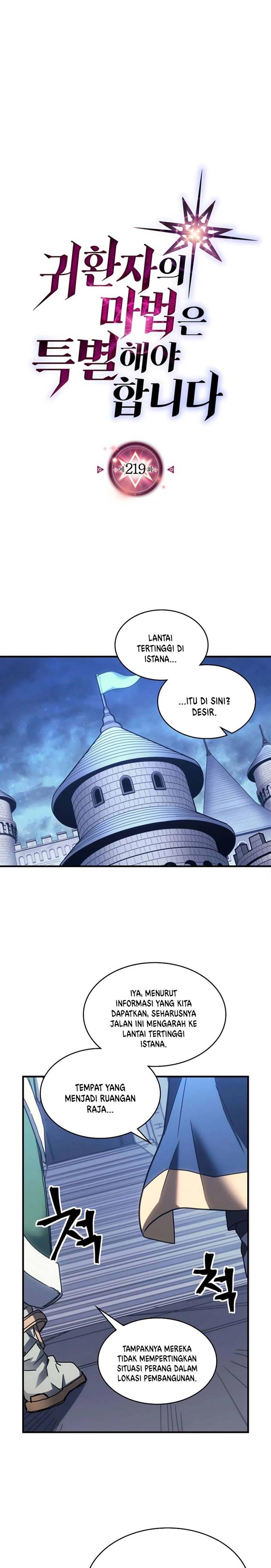 A Returner’s Magic Should Be Special Chap 219 - Next Chap 220