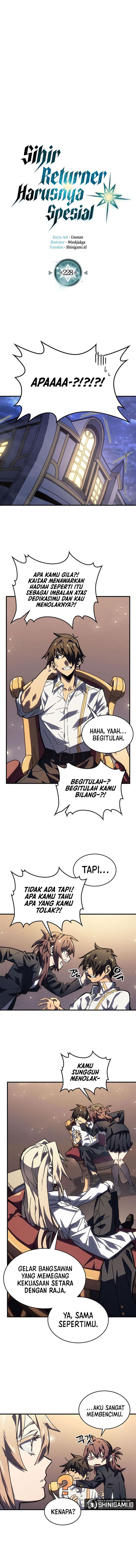 A Returner’s Magic Should Be Special Chap 228 - Next Chap 229