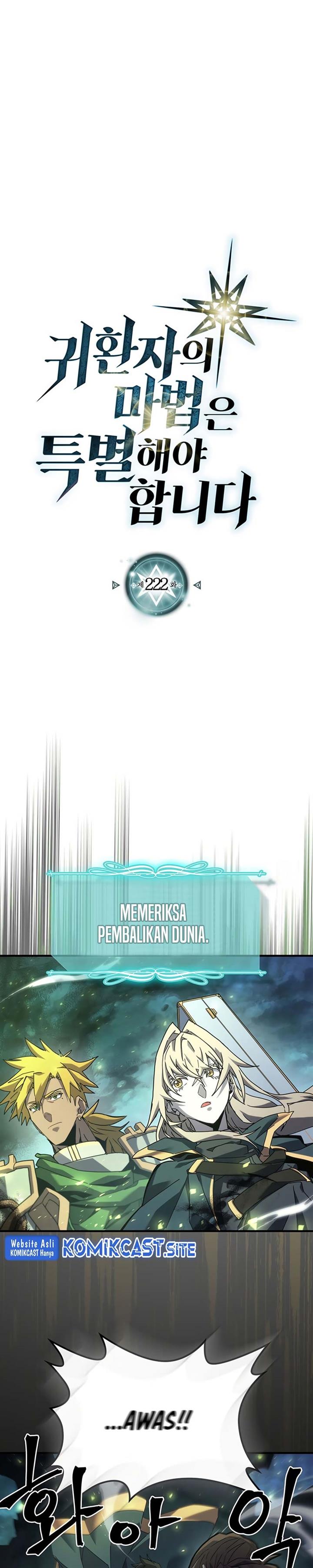A Returner’s Magic Should Be Special Chap 222 - Next Chap 223