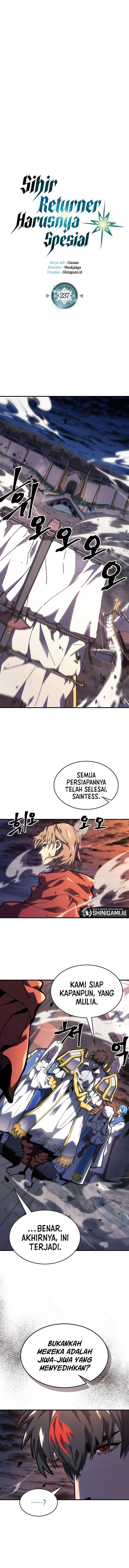 A Returner’s Magic Should Be Special Chap 237 - Next Chap 238