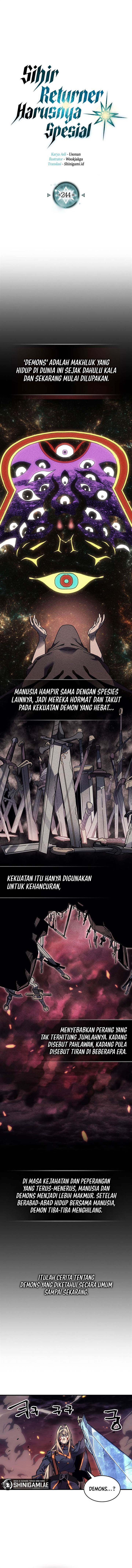 A Returner’s Magic Should Be Special Chap 244 - Next Chap 245