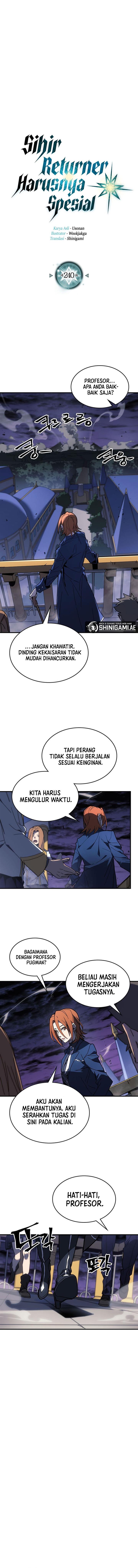 A Returner’s Magic Should Be Special Chap 240 - Next Chap 241