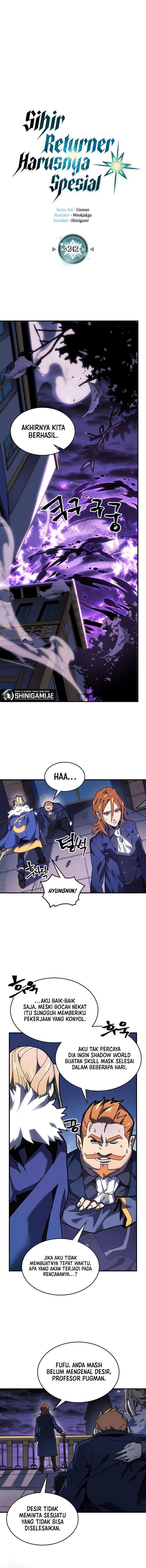 A Returner’s Magic Should Be Special Chap 242 - Next Chap 243