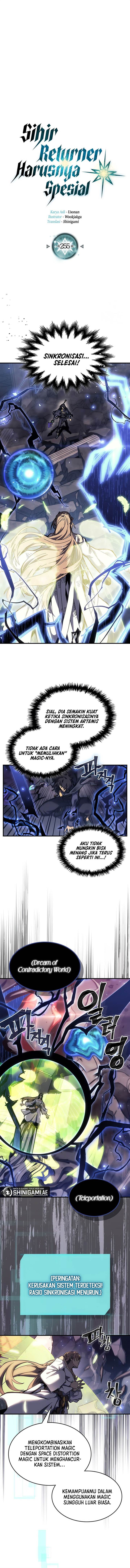 A Returner’s Magic Should Be Special Chap 255 - Next Chap 256