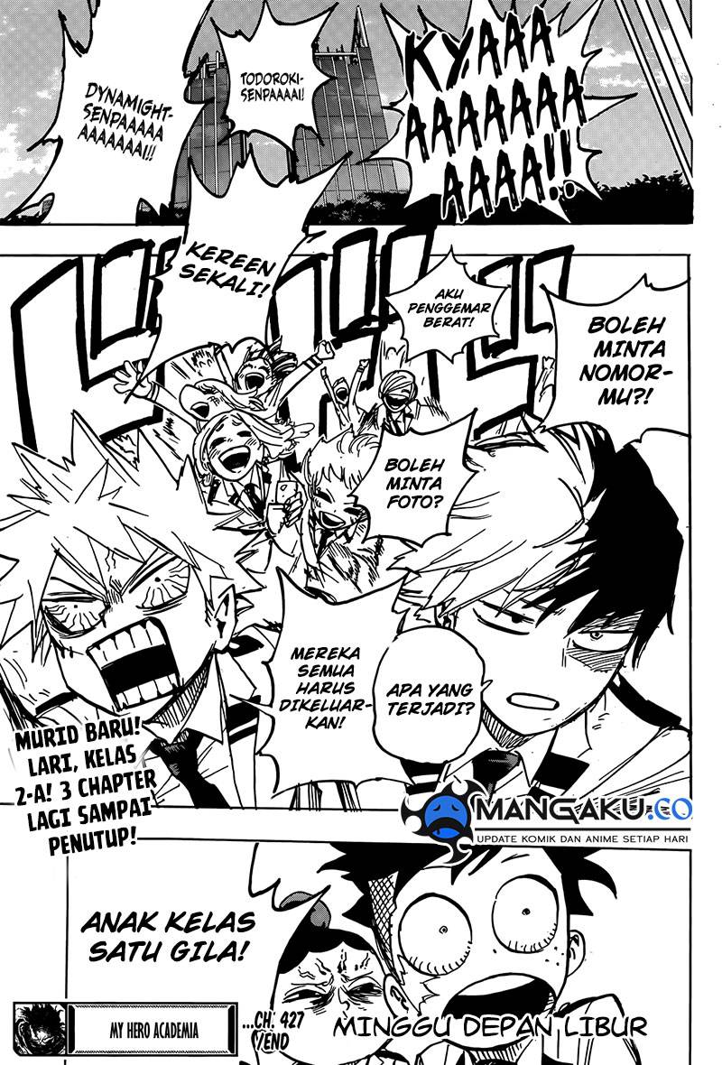 Boku no Hero Academia Chap 427 - Next Chap 428