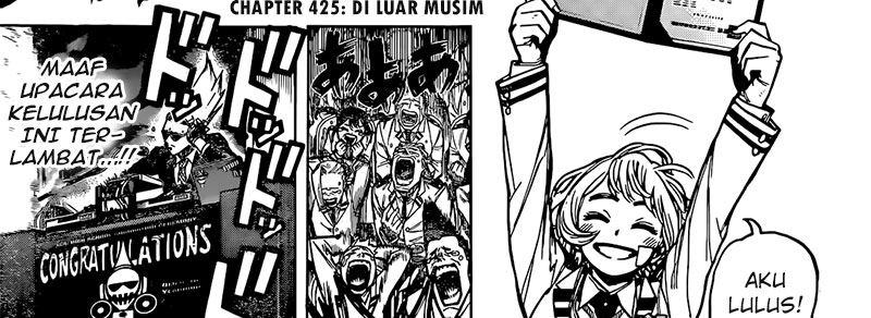 Boku no Hero Academia Chap 425 - Next Chap 426