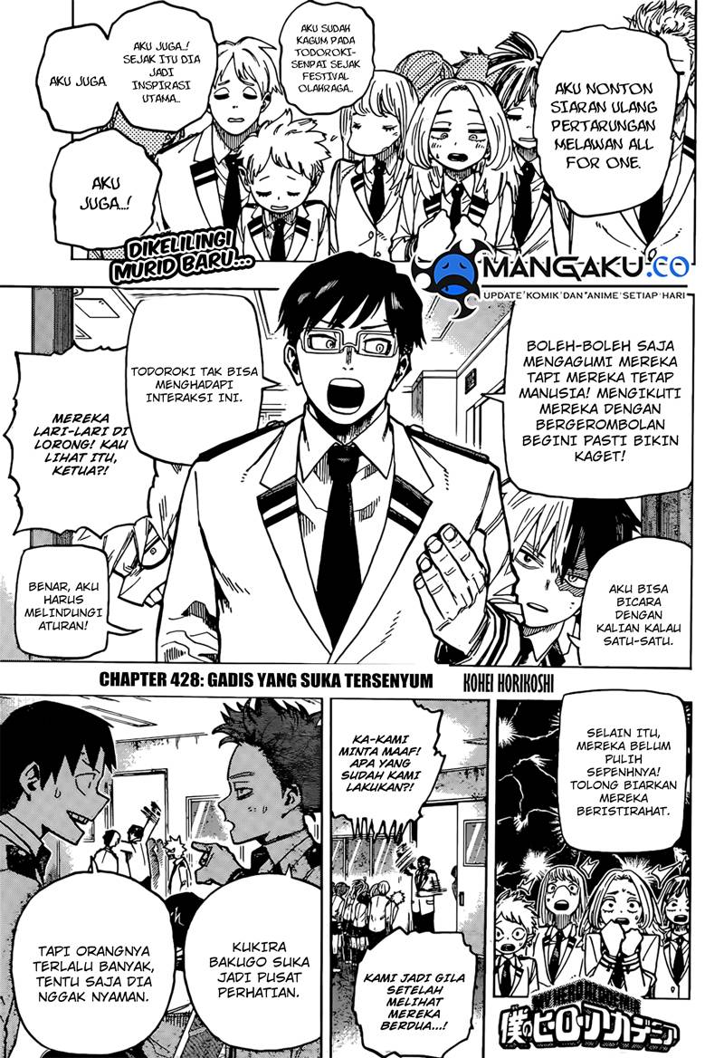 Boku no Hero Academia Chap 428 - Next Chap 429
