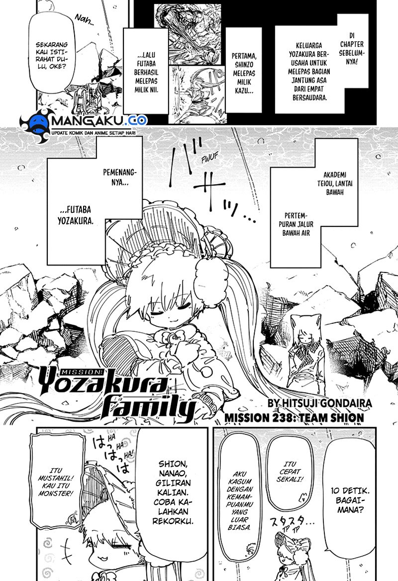 Mission: Yozakura Family Chap 238 - Next Chap 239